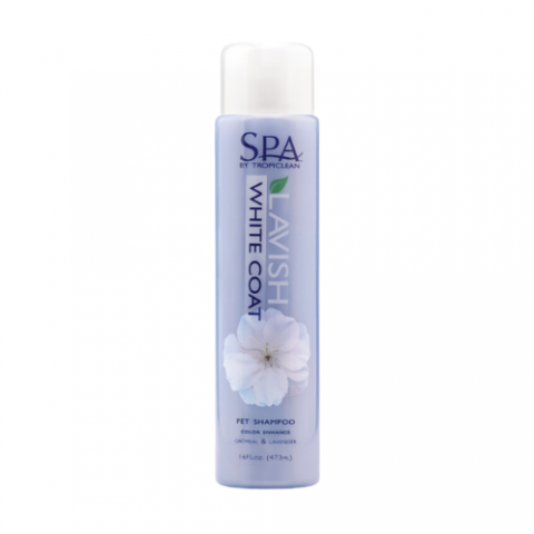 SPA by TropiClean Lavish White Coat Shampoo for Pets 1